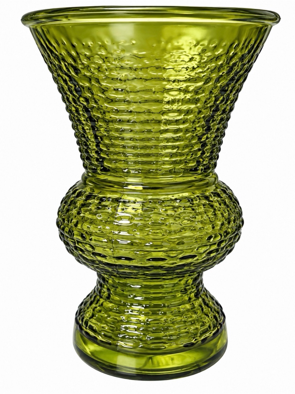 Vintage NAMCO green glass vase